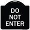 Signmission Parking Lot Do Not Enter Heavy-Gauge Aluminum Architectural Sign, 18" x 18", BW-1818-23429 A-DES-BW-1818-23429 - alternate 1